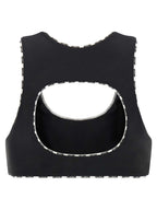 Moschino Bicolor Polyamide Sport Bra