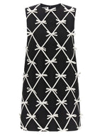 Moschino Bicolor Virgin Wool Short Dress