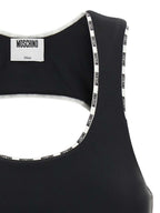 Moschino Bicolor Polyamide Sport Bra