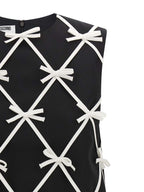Moschino Bicolor Virgin Wool Short Dress