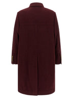 Brunello Cucinelli Bordeaux Cashmere Coat