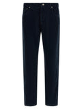 Brunello Cucinelli Blue Cotton Casual Pants