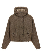 Brunello Cucinelli Brown Virgin Wool Full-Length Jacket