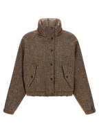 Brunello Cucinelli Brown Virgin Wool Full-Length Jacket
