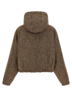 Brunello Cucinelli Brown Virgin Wool Full-Length Jacket