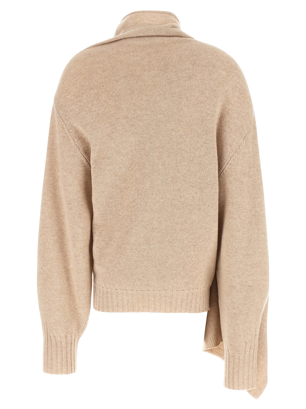 The Attico Beige Cashmere Cardigan