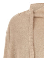 The Attico Beige Cashmere Cardigan