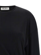 The Attico Black Viscose Short Dress