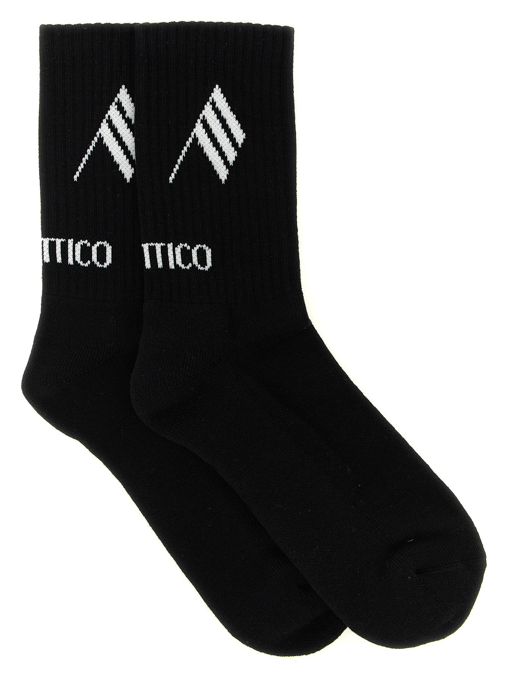 The Attico Bicolor Cotton Socks