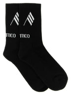 The Attico Bicolor Cotton Socks