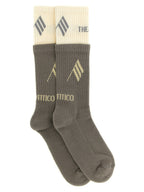 The Attico Gray Cotton Socks