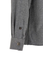 Brunello Cucinelli Gray Virgin Wool Blouse