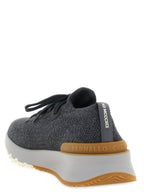 Brunello Cucinelli Gray Cotton Athletic Sneakers