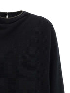 Brunello Cucinelli Black Virgin Wool Short Dress