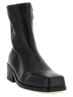 Marsell Black Calfskin Ankle Boots