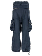 The Attico Blue Cotton Cargo Pants