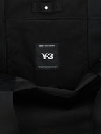 Y-3 Black Polyamide Tote Bag
