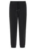 Brunello Cucinelli Black Cotton Joggers (Workout Pants)