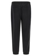Brunello Cucinelli Black Cotton Joggers (Workout Pants)