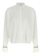 Brunello Cucinelli White Cotton Blouse