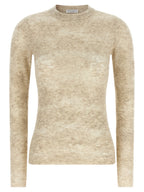 Brunello Cucinelli Beige Silk Cardigan