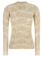 Brunello Cucinelli Beige Silk Cardigan