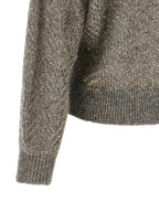 Brunello Cucinelli Gray Polyamide Cardigan