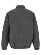 GIORGIO BRATO Gray Wool Full-Length Jacket