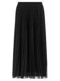 Fabiana Filippi Blue Polyester Midi Skirt