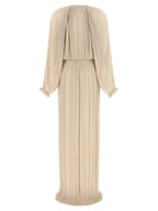 Fabiana Filippi Beige Polyester Long Dress