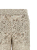 Brunello Cucinelli Beige Nylon Casual Pants