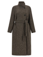 Brunello Cucinelli Brown Virgin Wool Coat