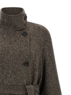 Brunello Cucinelli Brown Virgin Wool Coat