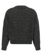 Brunello Cucinelli Gray Elastane Cardigan