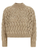 Brunello Cucinelli Beige Wool Cardigan