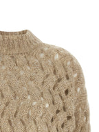 Brunello Cucinelli Beige Wool Cardigan