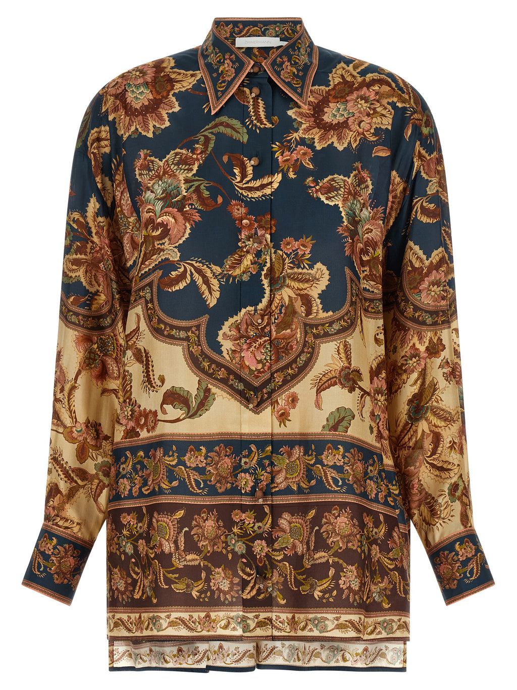 Zimmermann Multicolor Silk Blouse
