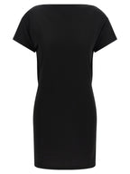 Jacquemus Black Viscose Short Dress