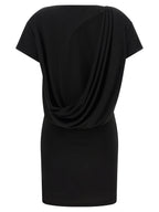 Jacquemus Black Viscose Short Dress
