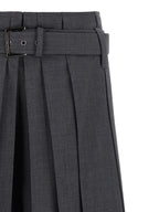 Brunello Cucinelli Gray Virgin Wool Bermuda Shorts