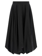 Y-3 Black Polyamide Mini Skirt