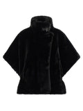 PINKO Black Polyester Coat