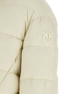 PINKO Beige Polyamide Full-Length Jacket