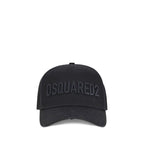 Dsquared² Black Cotton Cap (Baseball Hat)