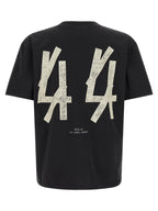 44 Label Group Black Cotton T-Shirt