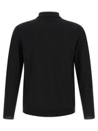 ZANONE Black Virgin Wool Polo Shirt