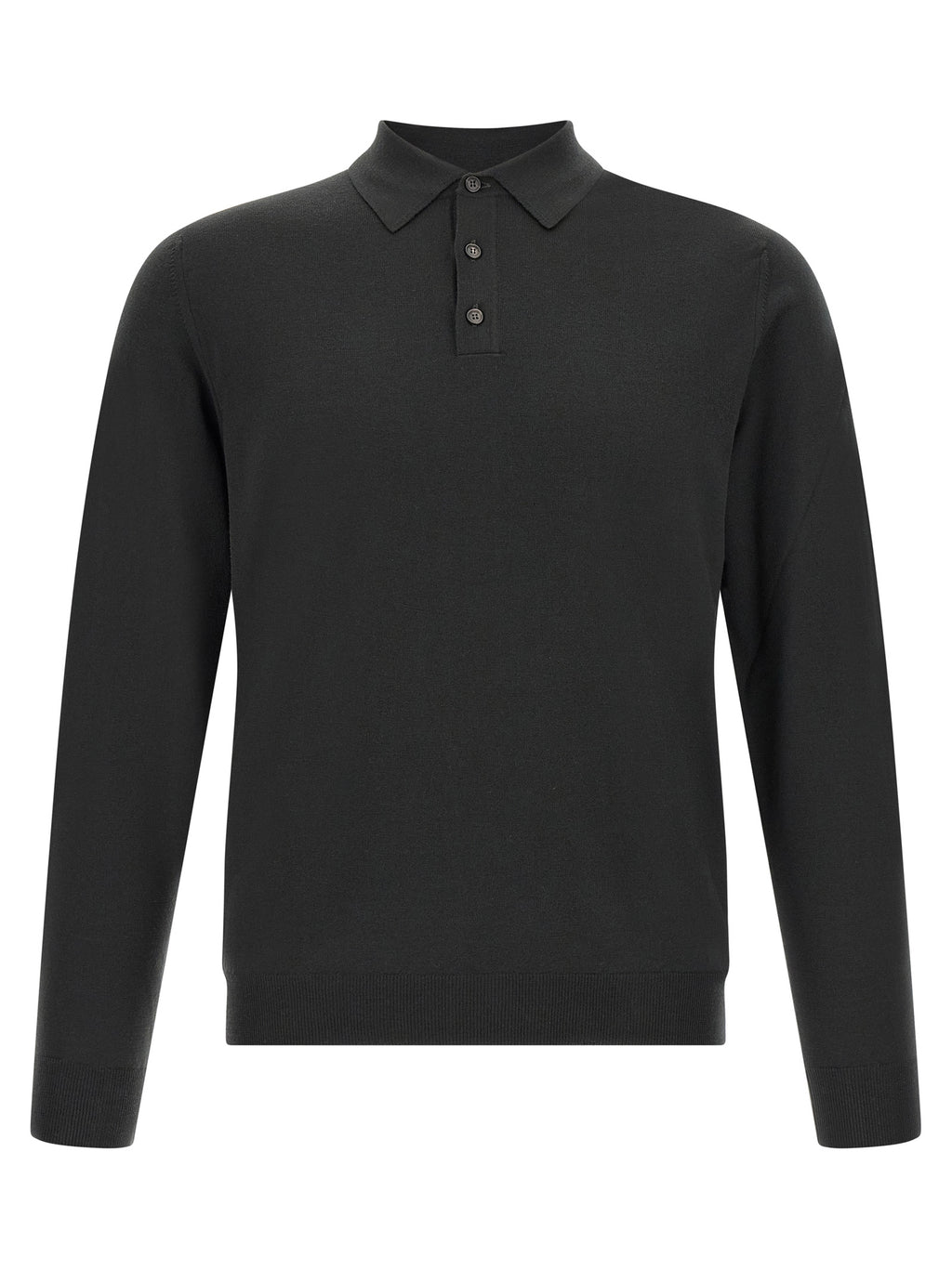 ZANONE Bicolor Virgin Wool Polo Shirt