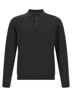 ZANONE Bicolor Virgin Wool Polo Shirt