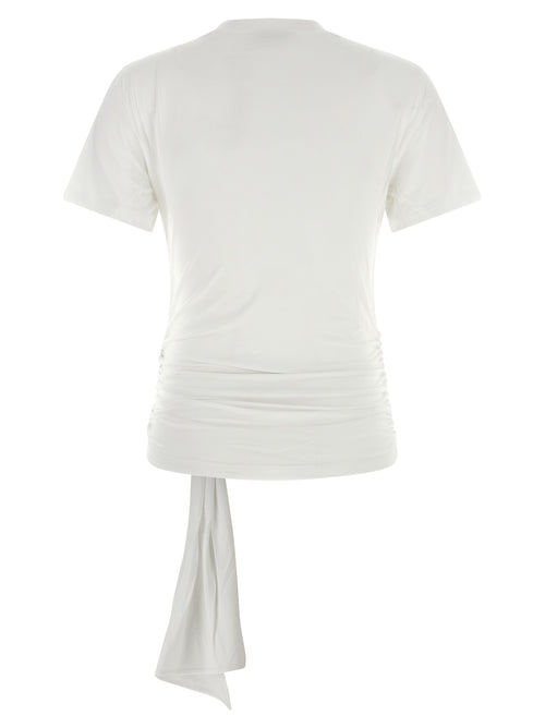 7 For All Mankind White Lyocell T-Shirt