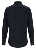 BORRIELLO Blue Cotton Blouse
